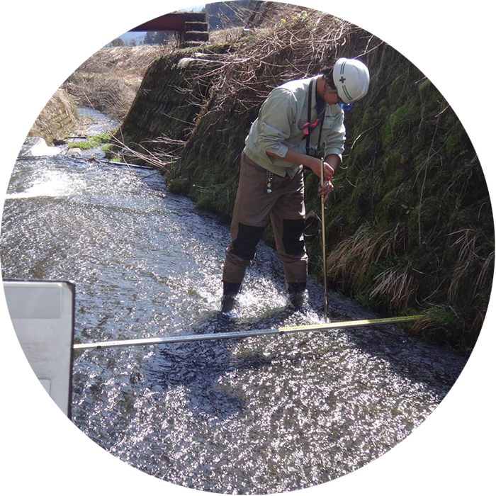 水文調査断面法